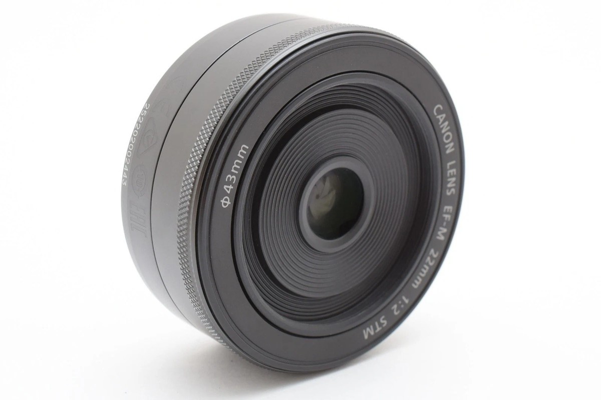 Tested【MINT w/Hood】Canon EF-M 22mm f/2 STM AF Lens For EOS M