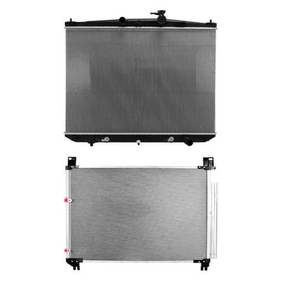 For Toyota Highlander 14-16 OSC Heat Transfer Products Radiator & Condenser Kit