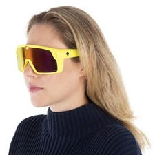 Spy MONOLITH Happy Gray Green with Pink Spectra Mirror Shield Unisex Sunglasses