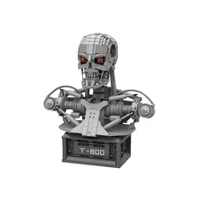 Compatible T-800 Bust Model with Power Functions and LED Eyes 3082 Build Moc