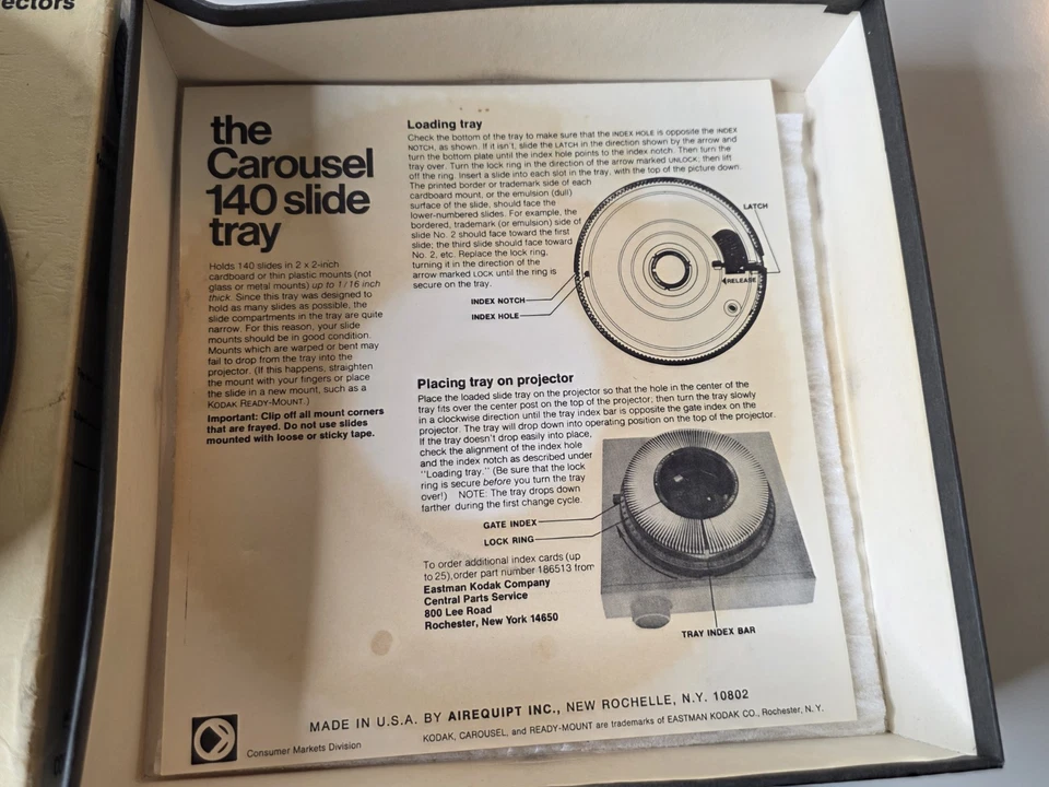 Focal Brand for Kodak Carousel 140 Slides (1 TRAY) -Vintage in Original Box - Image 4 of 4