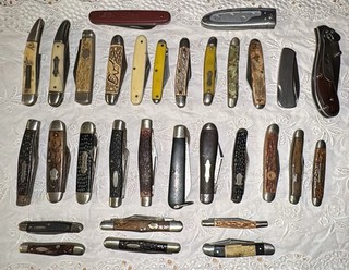 Vintage American Made Pocket Knives Lot 31 USA Remington and Others