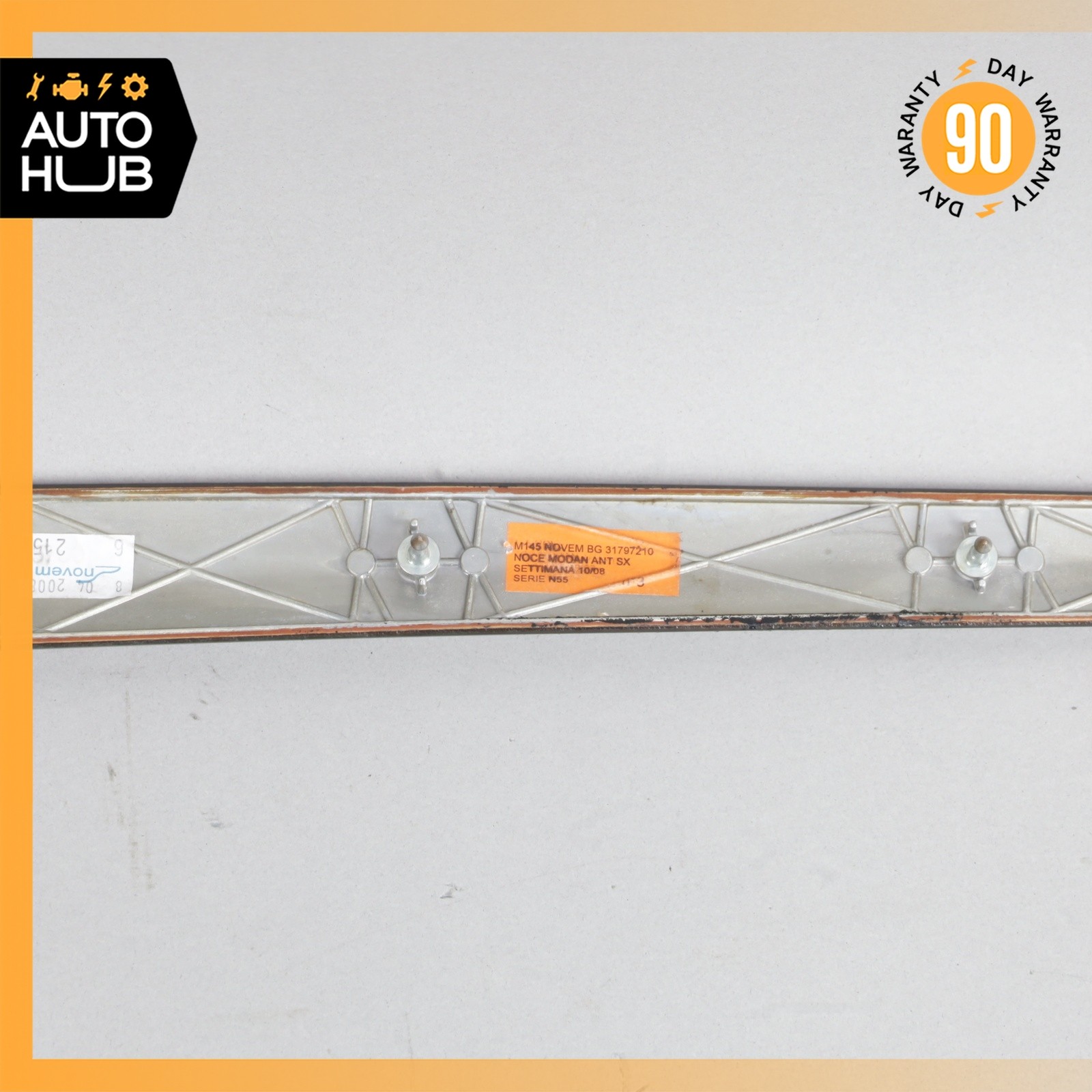 08-19 Maserati GranTurismo M145 Front Left Driver Side Door Panel Trim Wood OEM