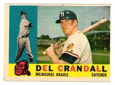 1960 Topps - #170 Del Crandall