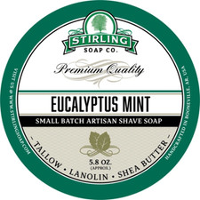 Stirling Soap Co. Eucalyptus Mint Shaving Collection