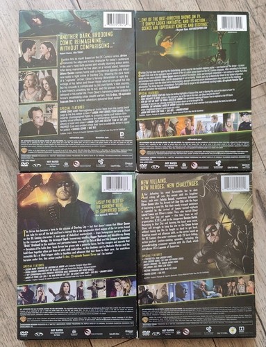 โญ๐น Arrow Seasons 1-4 DVD DC Comics WB TV Series 1 2 3 & 4 super hero ๐นโญ - Picture 2 of 2