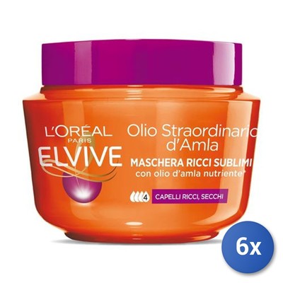 6x Bundle L'Oreal Elvive Maske Öl Außergewöhnlicher Ricci Sublime 300Ml