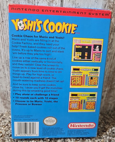 Nintendo Yoshi's Cookie Complete NES Game CIB