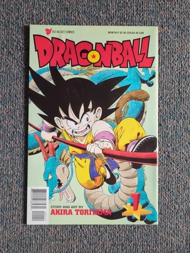 1998 Dragon Ball #1 Akira Toriyama Viz Comics Rare 1st Printing Manga