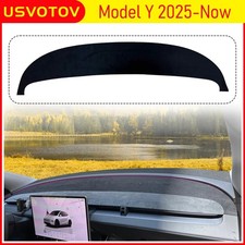 Suede Dashboard Cover Dash Mat for Tesla Model Y Juniper 2025-2026