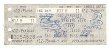 Styx 9/14/83 Pittsburgh PA Civic Arena Ticket Stub! and CSN
