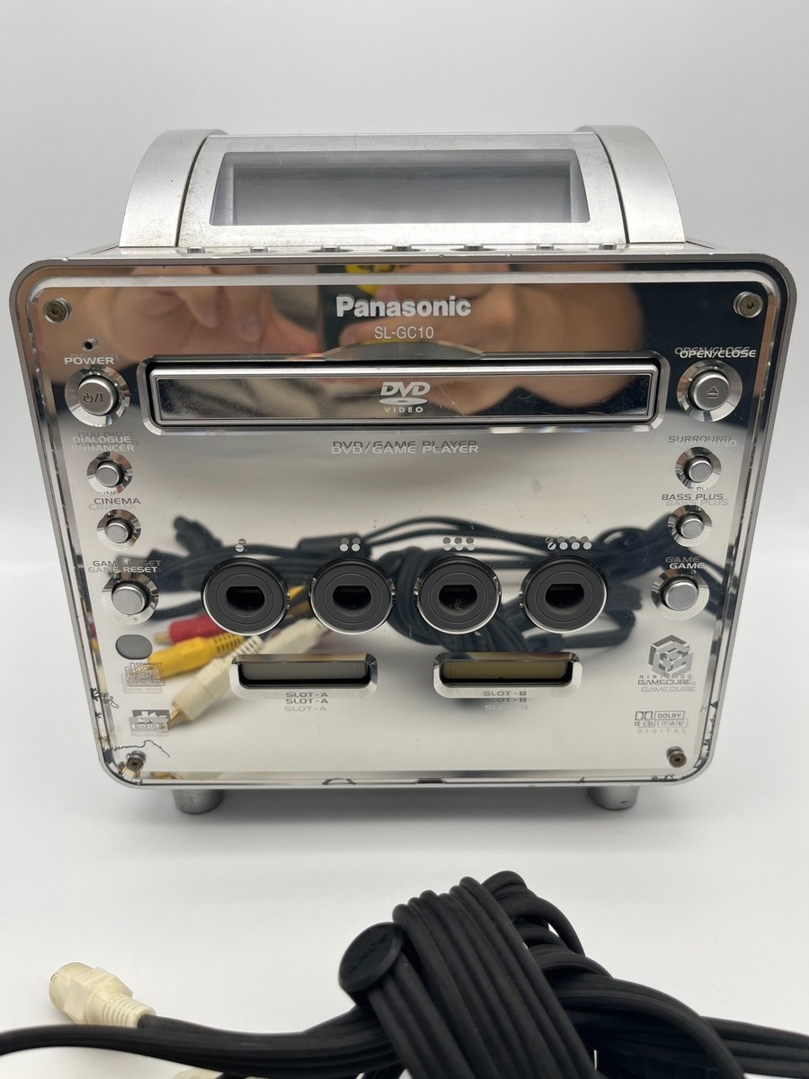 JUNK】 Panasonic Q GAMECUBE SL-GC10 Japanese GCQ DVD Game Players