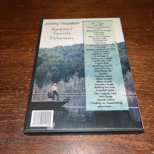 Jimmy's Best Ever (DVD) - Jimmy Houston - 32 Surefire Bass Fishing Tips - Good - Picture 5 of 10