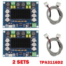 2PCS TPA3116D2 Dual-channel Stereo Digital Audio Power Amplifier Board 2 120W