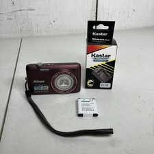 Nikon COOLPIX S4100 5X fotocamera digitale zoom ottico ampio con nuova batteria e caricatore