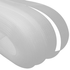50 Yards 1 Inch Wide Stiff White Horsehair Braid for Sewing Wedding Dress Dance