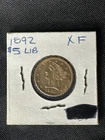 1892 Liberty $5 Dollar Gold Coin Ungraded-Extremely Fine
