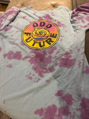 Odd Future Tie dye Donut Tshirt size Large Blue Purple