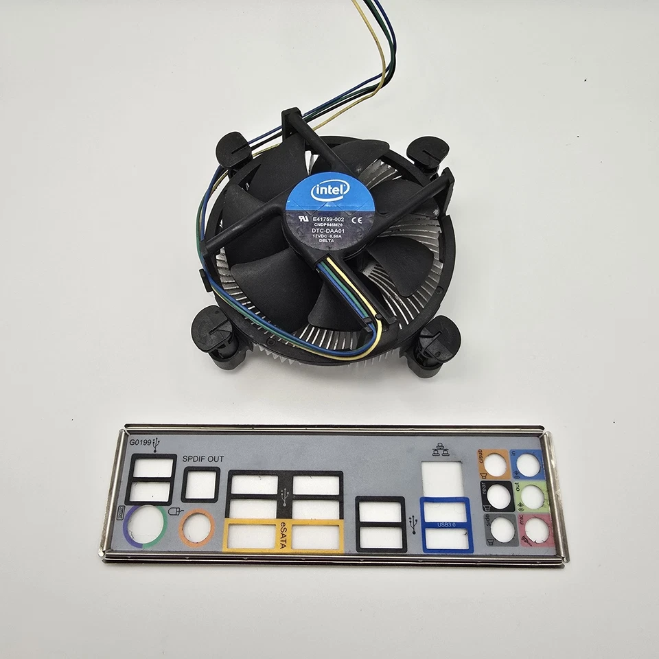 GA-P55A-UD3R Motherboard i5 750 CPU 2.66GHz 4GB DDR3 RAM ATX I/O Shield - Image 4 of 4