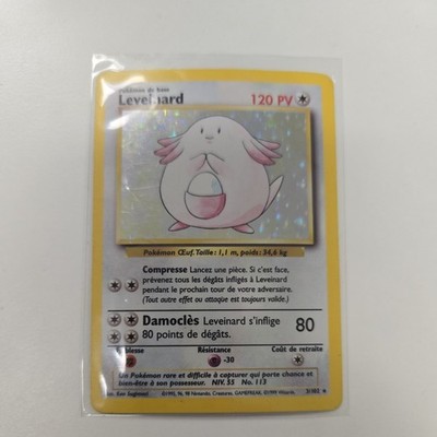 Carte Pokémon : Leveinard 3/102 Edition 2 Set de Base Wizards Française