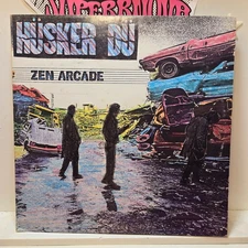 HUSKER DU Zen Arcade 2xLP 1984 OG SST Cesstone Records  punk rock Hüsker Dü 1st