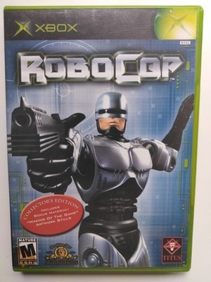 ROBOCOP XBOX GAME COLLECTORS EDITION CIB Tested!