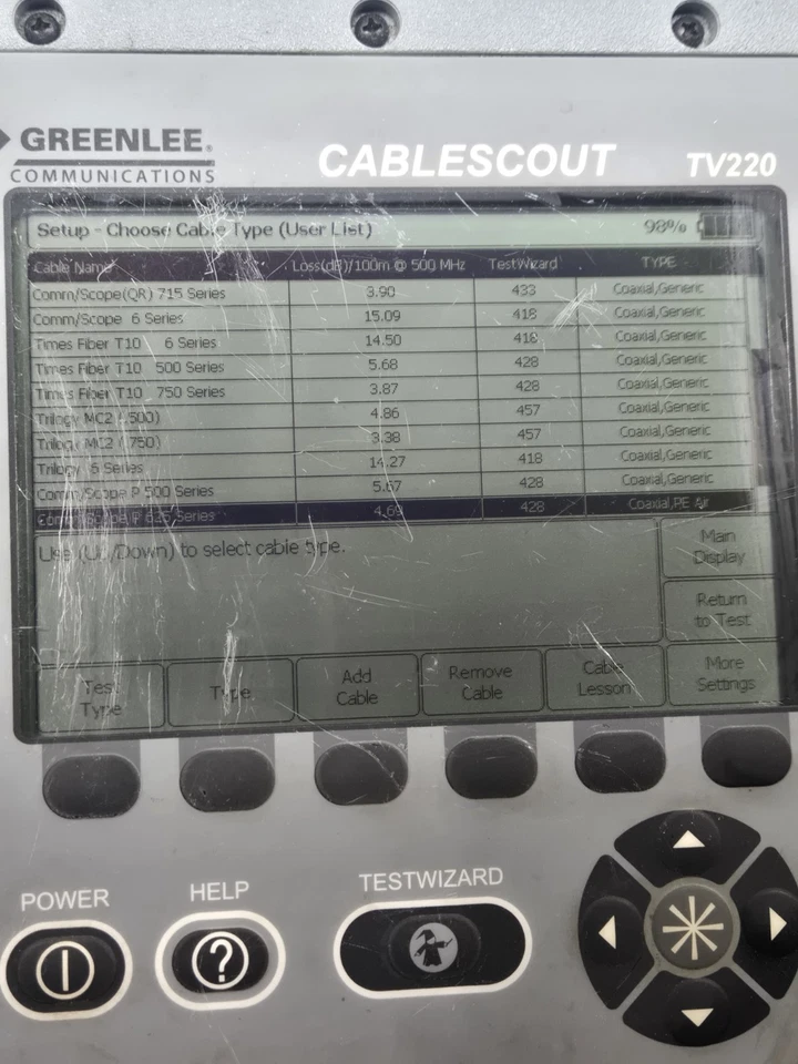 Greenlee CableScout TV220 Kabeltester SCHNELLER KOSTENLOSER VERSAND a - Bild 3 von 4