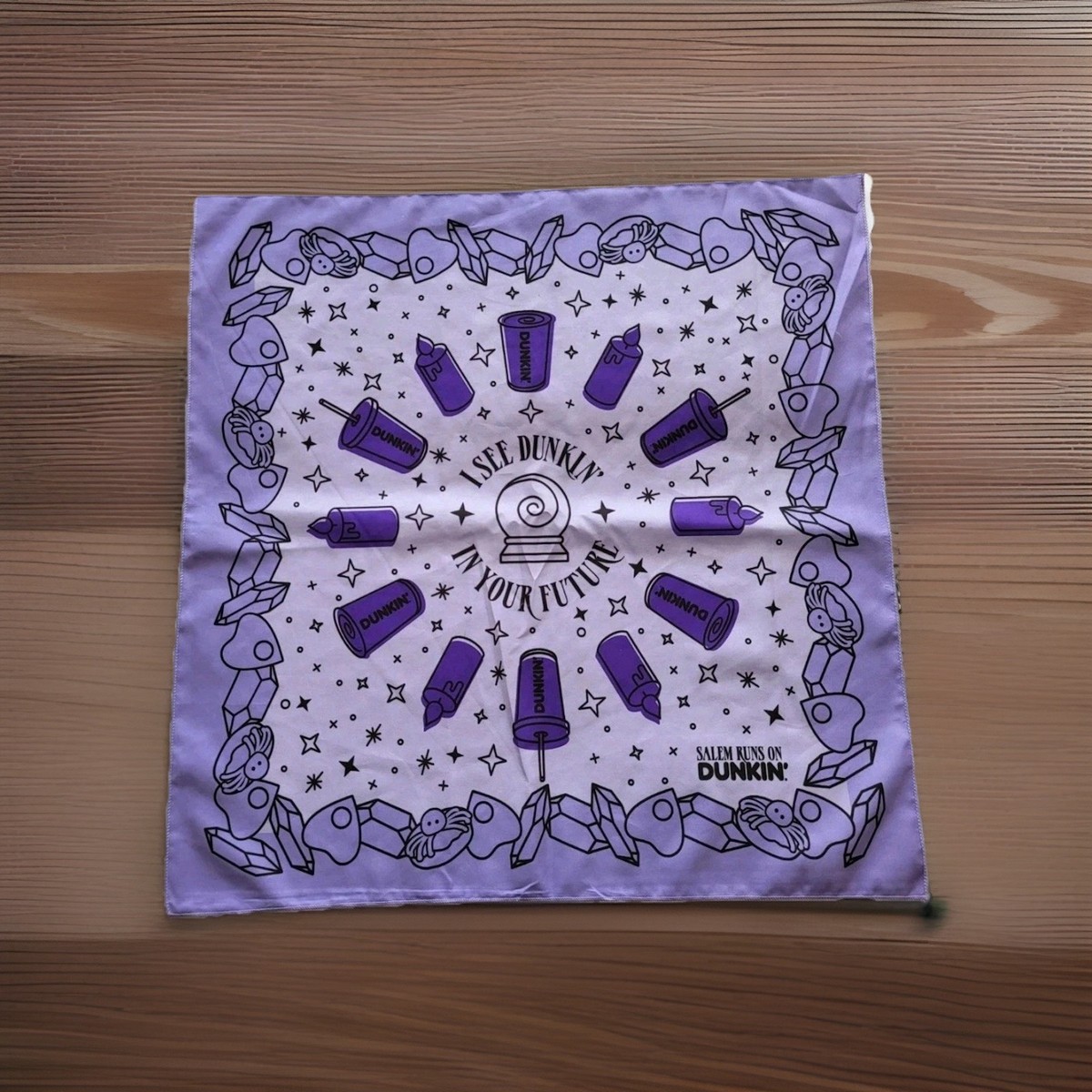 2025 Salem Runs On Dunkin Donuts Decorative Halloween Bandana