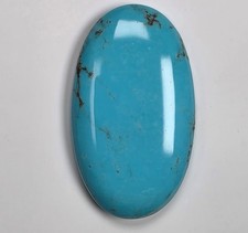 Kingman turquoise cabochon, semi-clear, 33.2 carats, A01