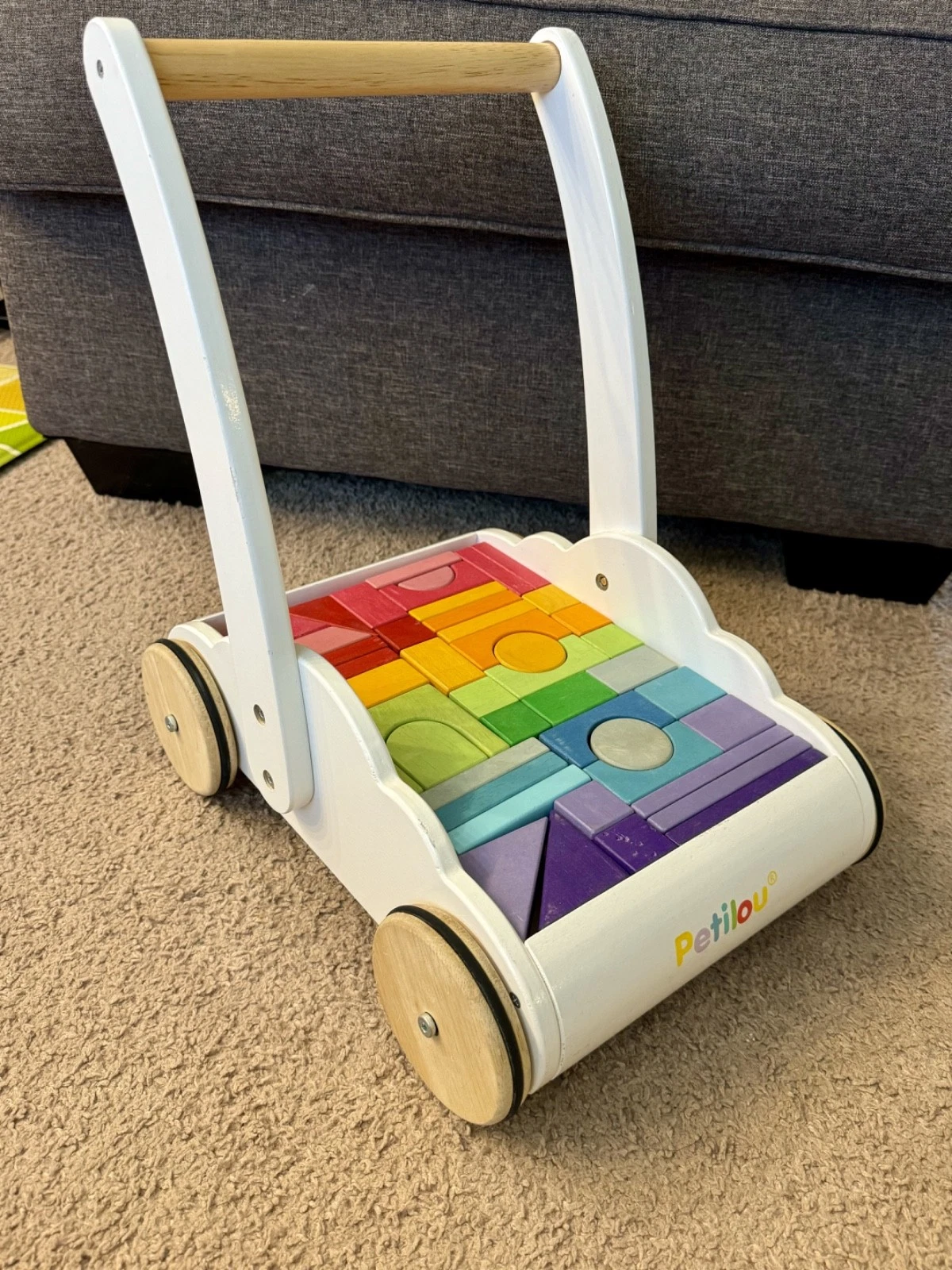 Le Toy Van Rainbow Baby Walker & Puzzles