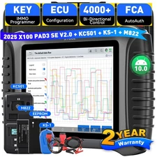 XTOOL X100PAD3 SE V2.0 Car Diagnostic Key Programming Tool + KC501 KS-1 M822
