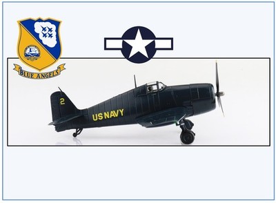 HA1120 Grumman F6F-5 Hellcat US NAVY ''Blue Angels'' Ship#,1946,Hobbymaster 1:72
