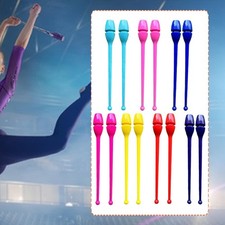 2 Pieces Rhytmic Gymnastics Clubs Exercise Pole Lightweight Professional