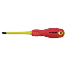 Westward 1Yxk6 Insulated Phillips Screwdriver #2 Round