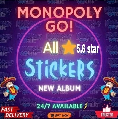 Monopoly Go All 5.6   Sticker Available