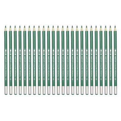 24 Stück Aquarellstifte zum Zeichnen, Malen und Malen, smaragdgrün