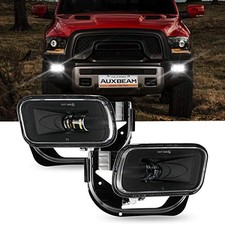 LED Fog Lights DOT Approved for Ram 1500 2009-2012, Ram 2500/3500 2010 Black
