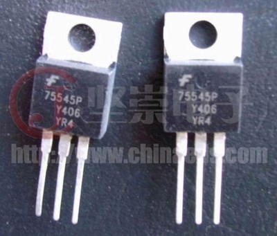 5pcs FSC HUF75545P3 TO-220 75A  80V  0.010 Ohm  N-Channel USA ship *rr