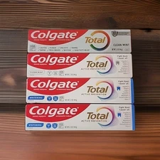Colgate Total Clean Mint Paste& Whitening Toothpaste 5.1 oz ea 10/2026 4 Pk