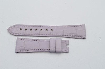 OFFICINE PANERAI LEDER ARMBAND 22MM FÜR DORNSCHLIESSE 18 MM LILA NEU 18-22MM