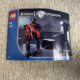 LEGO KNIGHTS KINGDOM VLADEK Action Figure Set 8786 Complete Canister + Manual
