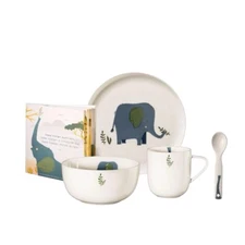 ASA Selection 5 Pcs Tableware Emma Elephant Kids Bone China Germany New