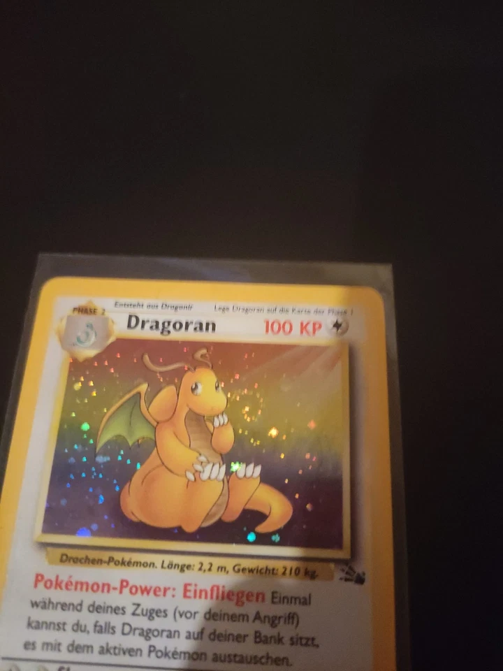 Dragoran Fossil Holo NM mit schönem Swirl - Bild 3 von 4