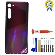 For Motorola Edge XT2063-2 Rear Back Glass Cover Battery Cover W/ Tools