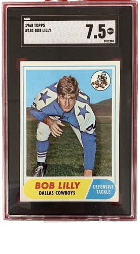 Topps Bob Lilly Football Sports Trading Card Singles