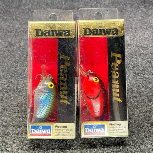 Señuelo de pesca Daiwa Peanut II descontinuado Crankbait 5/16 oz 2" - Elige color