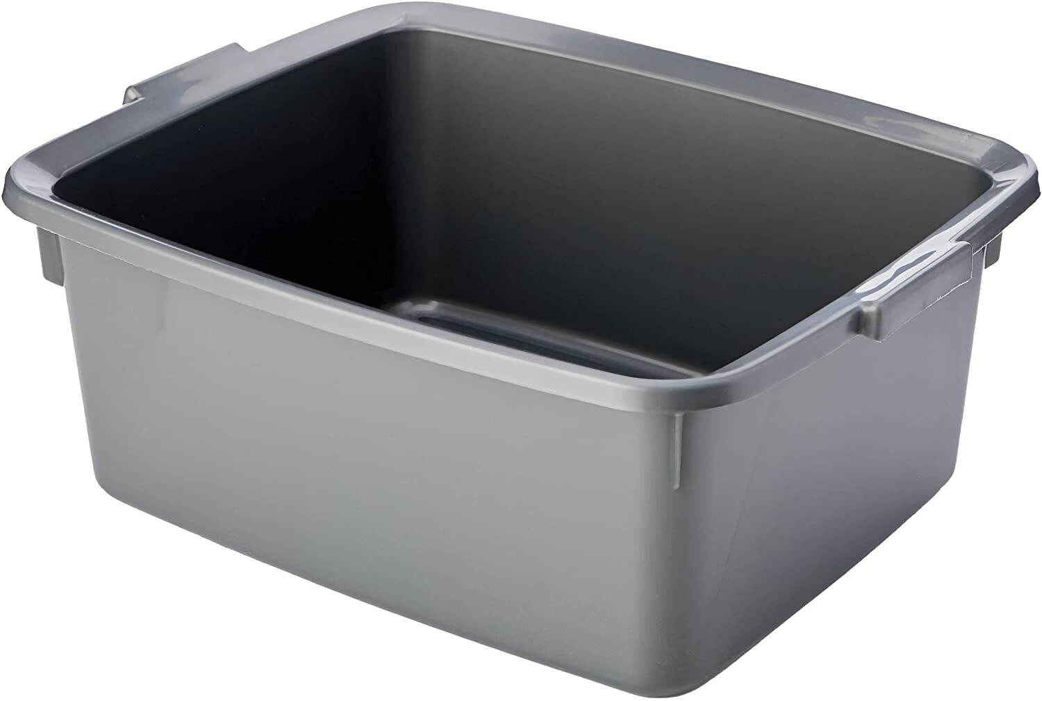 Addis Plastic Kitchen Rectangular Large Washing Up Bowl Handle 12.5L - Silver