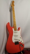 Fender Japan Stratocaster ST57-TX Fiesta Red Chitarra elettrica realizzata in Giappone