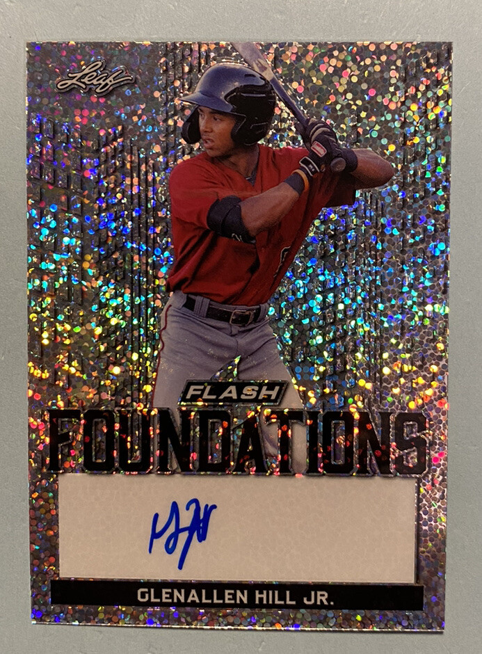 Glenallen Hill Jr. 2019 Leaf Flash Foundations Rookie Auto FF2GH2