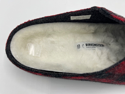 BIRKENSTOCK Zermatt Rivet Wool Plaid Tartan Men's Slippers clogs UK10.5 EUR45 - Picture 10 of 19